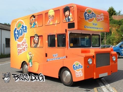 Fanta Full Bus Wrap