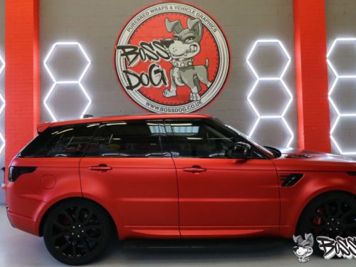 Anodized Red Full Wrap with Light Tints 